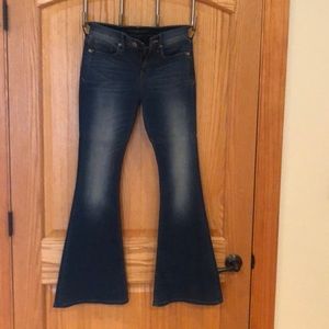 Gently worn Express bell bottom jeans